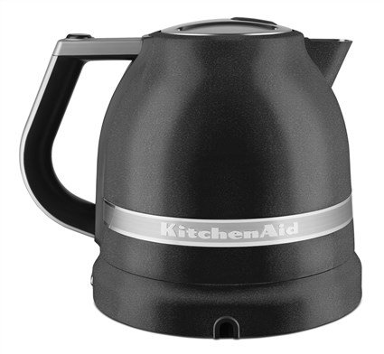 KitchenAid 5KEK1522 EBK Bouilloire électrique en fonte 1,5L avec contrôle de température et double paroi pour maintien au chaud